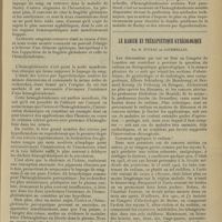 0067 - Page 57 - Revue générale. L'hémoglobinhémie ; par MM. E. Chabrol et Henri Bénard / Le radium en thérapeutique gynécologique ; par M. Foveau de Courmelles