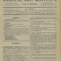 0075 - Page 65 - Sommaire / Nouvelles. Hôpitaux de Paris / Distinctions honorifiques / Guerre / Nécrologie / Renseignements