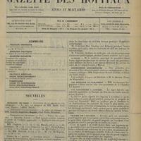 0091 - Page 81 - Sommaire / Nouvelles. Hôpitaux de Paris / Facultés de médecine / Guerre / Distinctions honorifiques / Les médecins au parlement / Une léproserie à Londres / Victime de l'hygiène / Nécrologie