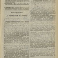 0153 - Page 143 - Articles originaux des principales publications françaises et étrangères. Paris médical / Revue hebdomadaire de laryngologie, otologie et rhinologie / Semaine médicale / Notes pour l'internat. Les cirrhoses biliaires