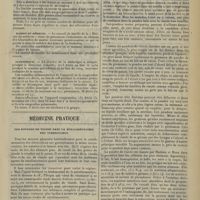 0173 - Page 163 - Nouvelles. Société de biologie / Société centrale de l'Association générale des médecins de France / Maison du médecin / Statistique / Médecine pratique. Les poudres de viande dans la suralimentation des tuberculeux. [L. Gayard]