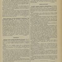 0199 - Page 189 - Analyses. Neurologie. Etude historique et médico-légale du masochisme. (R. Breteille. Th. de Paris...) [P. Camus] / Etude statistique sur les antécédents héréditaires des paralytiques généraux. (R. de Fursac et Génil-Perrin. Ann. méd.-psychol...) [P. Camus] / Chirurgie. Quelques notes à propos des blessures de guerre. (Sp. N. Oeconomos. Soc. des sciences méd. de Montpellier...) [L. Gayard] / Thérapeutique. Le galyl, composé arsenical antisyphilitique. (P. Troisfontaines. Presse médicale...) [L. Gayard]