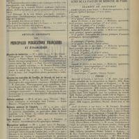 0217 - Page 207 - Cours et conférences. Amphithéâtre d'anatomie des hôpitaux (M. Pierre Sebileau...) / Articles originaux des principales publications françaises et étrangères. Annales de médecine / Annales des maladies de l'oreille, du larynx, du nez et du pharynx / Bulletin médical / Bulletin médical de l'Algérie / Lyon médical / Montpellier médical / Orthopédie et tuberculose chirurgicale / Actes de la Faculté de médecine de Paris. Examens de doctorat / Thèses