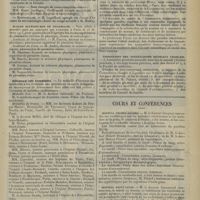 0237 - Page 227 - Nouvelles. Facultés de médecine / Écoles supérieures de pharmacie / Médaille des épidémies / Le prix Nobel / Etudiants espagnols et français / Association des journalistes médicaux français / Cours et conférences. Hôpital Cochin-Ricord / Hôpital Saint-Louis