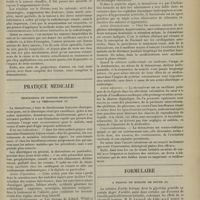 0245 - Page 235 - Sociétés savantes. Société de médecine de Paris. (Séance du 24 janvier 1914). Sur la thermoradiothérapie. M. de Keating-Hart / Pratique médicale. Indications et contre-indications de la théosalvose / Formulaire. A propos du borate de soude