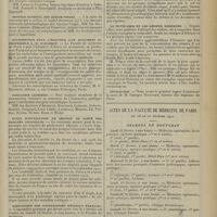 0253 - Page 243 - Nouvelles. Médaille des épidémies / Hospice national des Quinze-vingts / Souscription pour l'érection d'un monument au Professeur L.-H. Farabeuf / Fondation Lasserre / École d'application du service de santé des troupes coloniales / Association des journalistes médicaux français / La physiologie des aviateurs / La tente-abri et les armées modernes / Nécrologie / Actes de la Faculté de médecine de Paris du 16 au 21 février 1914. Examens de doctorat