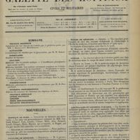 0267 - Page 257 - Sommaire / Nouvelles. Hôpitaux de Paris / Facultés de médecine / Écoles de médecine / Guerre / Le Professeur Ehrlich à Paris / Les étalages et l'hygiène publique