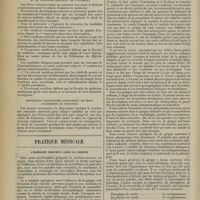 0278 - Page 268 - Intérêts professionnels. Réforme du concours de l'internat des Hôpitaux de Paris / Pratique médicale. L'élément nerveux dans la grippe