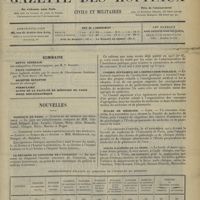 0299 - Page 289 - Sommaire / Nouvelles. Hôpitaux de Paris / La réforme du concours de l'internat / Conseil supérieur de l'instruction publique / Écoles de médecine / Asiles d'aliénés de la Seine