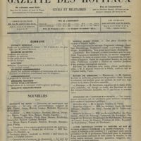 0331 - Page 321 - Sommaire / Nouvelles. Hôpitaux de Paris / Hôpitaux de province / Hôpital Sadiki (Tunis) / Écoles de médecine / Médailles de l'assistance publique / Lutte nationale contre la mouche, le rat et autres animaux nuisibles à la santé publique / Congrès de la thalassothérapie de Cannes