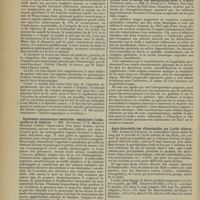 0342 - Page 332 - Sociétés savantes. Société médicale des hôpitaux. (Séance du 13 février 1914). Mort d'un paralytique général traité en pleine poussée de réaction méningée par une injection intraveineuse de 0g30 de néosalvarsan. MM. E. de Massary et Philippe Chatelin / Septicémie gonococcique essentielle compliquée d'endocardite et de néphrite. MM. Oettinger, P.-L. Marie et Morancé / Société de biologie. (Séance du 14 février 1914). Action du chlorure de sodium sur les globules rouges, étudiée avec le sérum des hémoglobinuriques a frigore. (Troisième note.) MM. G. Froin et J. Pernet / Azote détachable des albuminoïdes par l'acide nitreux. MM. Achard et Feuillié / De la valeur de la réaction de fixation au cours de la tuberculose. MM. A. Besredka et F. Jupille