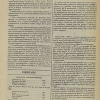 0375 - Page 365 - Un cas de syndrome de coagulation massive du liquide céphalo-rachidien avec autopsie. Blocage du cone dural par symphyse méningo-médullaire de nature syphilitique ; par MM. P.-E. Launois..., G. Froin..., et Ledoux... / Formulaire. Gastralgie. Hyperchlorhydrie (L. Pron. Revue int. de méd. et de chir.) / Sur un cas anormal d'oedème pulmonaire aigu ; par MM. L. Babonneix et Vigot