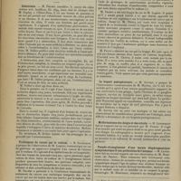 0384 - Page 374 - Sociétés savantes. Société de chirurgie. (Séance du 18 février 1914). Colectomie. M. Delbet / Traitement du cancer par le radium. M. Savariaud, à propos de l'observation de M. Legueu / Le hoquet postopératoire. M. Auvray, sur la communication de M. Marion / Malformations des doigts et des orteils. M. Lenormant, sur un cas présenté par M. Proust / Pseudo-étranglement d'une hernie diaphragmatique symptomatique d'une perforation de l'estomac. M. Lenormant, sur une observation de M. Heurteaux...