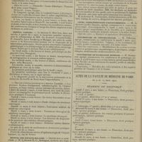 0422 - Page 414 - Cours et conférences. Hôpital Saint-Louis / Hôpital Laennec / Hôpital des Enfants-Malades / Cours complémentaire d'accouchements / Conférences de pharmacologie / Conférences de pathologie externe / Actes de la Faculté de médecine de Paris du 9 au 14 mars 1914. Examens de doctorat / Thèses