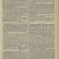 0439 - Page 431 - Analyses. Médecine. Des tuberculoses cavitaires de la base postpleurétiques. (E. Pallasse et Ch. Roubier. Province méd...) [Stephen Chauvet] / Bronchectasie géante. (F. Devé. Normandie méd...) [Stephen Chauvet] / La cholestérinémie au cours de la grossesse. (Mauriac et Strymfau. Réunion biologique de Bordeaux...) [Stephen Chauvet] / Physiologie. L'électro-cardiogramme pendant l'anesthésie générale, modifications importantes provoquées par le chloroforme. (Cluzet et Petzetakis. Soc. méd. des hôp. de Lyon...) [Stephen Chauvet]