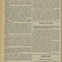 0452 - Page 444 - Pratique médicale. Posologie de la théobromine / Livres nouveaux. L'artériosclérose et l'athérome. Leur pathogénie, leur thérapeutique. Leur régime alimentaire, par G. Lemoine... [Stephen Chauvet] / Formulaire. Régime des diabétiques