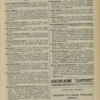 0453 - Page 445 - Articles originaux des principales publications françaises et étrangères. Bulletin général de thérapeutique / Bulletin médical / Bulletin médical de l'Algérie / Echo médical du Nord / Journal de médecine de Bordeaux / Journal de médecine interne / Lyon médical / Marseille médical / Medizinische Blätter / Montpellier médical / Münchener medizinische Wochenschrift / Paris médical / Policlinico / Presse médicale / Progrès médical / Province médicale / Revue hebdomadaire de laryngologie, otologie et rhinologie / Riforma medica / Semaine médicale / Thérapie der Gegenwart / Wiener klinische Wochenschrift / Notes pour l'internat. Complications de la méningite cérébro-spinale épidémique