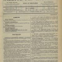 0457 - Page 449 - Sommaire / Nouvelles. A propos de la réforme de l'internat / Facultés de médecine / Écoles de médecine / Association générale de prévoyance et de secours mutuels des médecins de France
