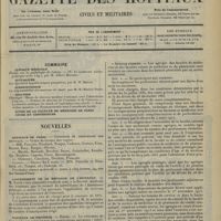 0473 - Page 465 - Sommaire / Nouvelles. Hôpitaux de Paris / Ajournement de la réforme de l'internat / Hôpitaux de province / Les fonctions d'agrégé / Faculté de médecine de Paris