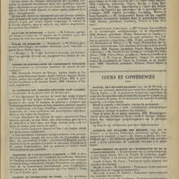 0475 - Page 467 - Nouvelles. Faculté de médecine de Paris / Facultés de médecine / Écoles de médecine / Conseil de surveillance de l'assistance publique / Le contrôle des mesures d'hygiène dans l'armée / Ministère de l'instruction publique / Société de psychiatrie de Paris / Nécrologie / Actes de la Faculté de médecine de Paris du 16 au 21 mars 1914. Thèses / Cours et conférences. Hôpital des enfants malades / Clinique des maladies des enfants / Enseignement pratique de l'hydrologie et de la climatothérapie