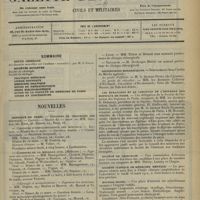 0505 - Page 497 - Sommaire / Nouvelles. Hôpitaux de Paris / Facultés de médecine / Distinctions honorifiques / Les étrangers et le concours de l'internat des Hôpitaux de Paris / Société de chirurgie / Société clinique de médecine mentale / Hôpital Sadiki