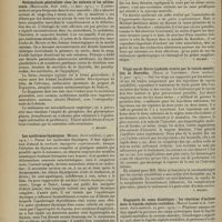 0528 - Page 524 - Analyses. Médecine. Ostéomalacie généralisée chez les enfants et les adolescents. (Mauclaire. Bull. méd...) [J. Milhit] / Les syndromes thymiques. (Morel. Paris médical...) [J. Milhit] / Vingt cas de fièvre typhoïde traités par le vaccin sensibilisé de Besredka. (Hirtz et Gauchery. Paris médical...) [J. Milhit] / Diagnostic du coma diabétique : les réactions d'acidose dans le liquide céphalo-rachidien. (Marcel Labbé et A. Gendron. Paris médical...) [J. Milhit]