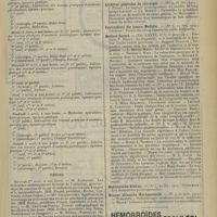 0551 - Page 547 - Actes de la Faculté de médecine de Paris du 30 mars au 4 avril 1914. Examens de doctorat / Thèses / Articles originaux des principales publications françaises et étrangères. Archives générales de chirurgie / Centralblatt für innere Medizin / Medical Record / Medizinische Blätter / Wiener klinische Wochenschrift