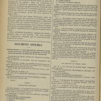 0560 - Page 556 - Comment agit la médication bile-pancréatine-soufre ? Par L. Alquier / Documents officiels. Arrêté relatif à l'organisation du concours d'agrégation dans les Facultés de médecine et dans les Facultés mixtes de médecine et de pharmacie