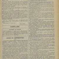 0563 - Page 559 - Documents officiels. Arrêté relatif à l'organisation du concours d'agrégation dans les Facultés de médecine et dans les Facultés mixtes de médecine et de pharmacie / Formulaire. Traitement de l'apepsie / Cours et conférences. Association d'enseignement médical des Hôpitaux de Paris