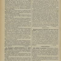 0594 - Page 590 - Analyses. Médecine. Influence des médicaments sur les voies biliaires. (Wiener klin. Woch...) [A. Lemierre] / Les dissociations albumino-cytologiques du liquide céphalo-rachidien. (Derrien, Euzière et Roger. L'Encéphale...) [P. Camus] / Chirurgie. De l'obstruction urétérale causant de la stase urinaire, envisagée comme facteur de production des calculs rénaux. (O. S. Fowler. Journ. amer. med. Assoc...) [F. Gardner] / Neurologie. Myopathie primitive progressive chez deux frères avec autopsie. (F. Haushalter. Revue neurol...) [L. Alquier] / Thérapeutique. Iode colloïdal et pneumonie. (Fontoynont et Rotou. Médecin de Paris...) [L. Gayard]