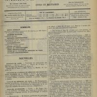 0597 - Page 593 - Sommaire / Nouvelles. Hôpitaux de Paris / Concours de l'internat en médecine des asiles publics d'aliénés de la Seine / Faculté de médecine de Paris / Facultés de médecine / Guerre