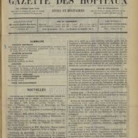 0677 - Page 673 - Sommaire / Nouvelles. Concours de l'internat en médecine des asiles publics d'aliénés de la Seine / Hôpitaux de Province / La varicellation des enfants à l'hospice des Enfants-assistés à Stockholm / Certificats médicaux imposés aux fiancés / Nécrologie / École de psychologie
