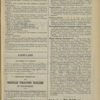 0687 - Page 691 - Nouvelles. Laboratoire de pathologie externe / Formulaire. Traitement de l'apepsie / Articles originaux des principales publications françaises et étrangères. Gazette hebdomadaire des sciences médicales de Bordeaux / Journal de médecine de Bordeaux / Paris médical / Presse médicale / Progrès médical / Province médicale / Revue hebdomadaire de laryngologie, otologie et rhinologie / Wiener klinische Wochenschrift
