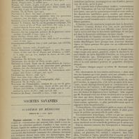 0726 - Page 730 - Revue générale. Formes anatomiques et cliniques de la grossesse tubaire ; par MM. Henri Vignes et René Pilatte... / Sociétés savantes. Académie de médecine. (Séance du 7 avril 1914). Hygiène coloniale. M. Kermorgant / Sur diverses applications thérapeutiques de l'émétine et de l'ipéca. M. Bertrand / Les thromboses pneumococciques des artères du cerveau. M. Menetrier