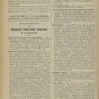 0730 - Page 734 - Pratique médicale. Le traitement de l'urémie / Articles originaux des principales publications françaises et étrangères. Annales de dermatologie et de syphiligraphie / Boston medical and surgical Journal / Bulletin d'oto-rhino-laryngologie et de broncho-oesophagoscopie / Bulletin général de thérapeutique / Echo médical du Nord / Gazette hebdomadaire des sciences médicales de Bordeaux / Medical Record / Montpellier médical / Paris médical