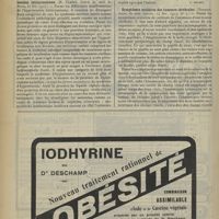0760 - Page 764 - Analyses. Médecine. Sur certaines variétés cliniques du syndrome d'hypertension intracrânienne. (H. Claude. Journ. de méd. de Paris...) [J. Milhit] / Symptômes oculaires des tumeurs cérébrales. (Terrien, Journ. de méd. interne...) [J. Milhit]