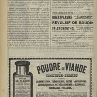 0762 - Page 766 - Analyses. Médecine. Symptômes oculaires des tumeurs cérébrales. (Terrien, Journ. de méd. interne...) [J. Milhit] / L'ictère hémolysinique de l'hérédo-syphilis acquise. (J. Troisier. Le Progrès méd...) [J. Milhit] / Avis