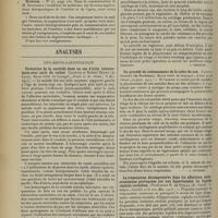 0774 - Page 778 - Académie de médecine. (Séance du 21 avril 1914). Expériences sur le traitement de l'asthme par les injections intratrachéo-bronchiques. M. Bourgeois, imaginé par Ephraïm... / Erratum / Analyses. Oto-rhino-laryngologie. Ulcération de la carotide dans un cas d'otite tuberculeuse avec carie du rocher. (Lannois et Robert Rendu... Revue hebd. de laryngol., d'otol. et de rhinol...) [J. Fournié] / Résection sous-cutanéo-muqueuse partielle de l'aile du nez dans les cas d'atrésie du vestibule ou d'aspiration des ailes. (Lafite-Dupont... Revue hebd. de laryngol., d'otol. et de rhinol...) [J. Fournié] / Un procédé de redressement de la crête du nez. (Lafite-Dupont... Revue hebd. de laryngol., d'otol. et de rhinol...) [J. Fournié] / La trépanation décompressive dans les affections endocrâniennes provoquées par une hypertension du liquide céphalo-rachidien. (Professeur H. de Stella... Le larynx, l'oreille et le nez...) [J. Fournié]