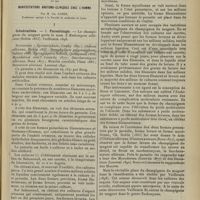0785 - Page 789 - Revue générale. Le champignon du muguet et ses manifestations anatomo-cliniques chez l'homme ; par M. Ch. Garin... I. Généralités