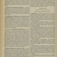 0792 - Page 796 - Ve Congrès de physiothérapie des médecins de langue française ; par MM. Laquerrière et Delherm. Première séance. Rôle des agents physiques dans les psychasténies, en particulier de la méthode psycho-dromothérapique du Docteur Burlureaux. M. Lanel / Psychothérapie et physiothérapie. M. Fraikin / Le rôle de l'exercice dans les neuropathies. M. Dubois... / La rééduction des mouvements n'agit pas dans toutes les psychonévroses. M. Kouinjdy / M. Duhain : Traitement de la psychasthénie / Réeducation électrique et accident du travail. M. Laquerrière / Le sport et le surentraînement, causes de psychonévroses. M. Chartier / Deuxième séance. Rôle des agents physiques dans la goutte. Kinésithérapie. MM. Dausset et Bécus / Radiodiagnostic de la goutte. MM. Desternes et Baudon