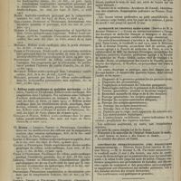 0842 - Page 846 - Revue générale. Le réflexe oculo-cardiaque ; par MM. Maurice Vernet... et Petzetakis... / Cours et conférences. Médecine légale (Professeur : M. Thoinot) / Maternité de l'Hôpital Saint-Louis. (Service de M. le Docteur Demelin) / Conférences dermatologiques avec projections microscopiques