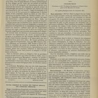 0851 - Page 855 - Congrès de thalassothérapie et d'héliothérapie marine. (Cannes, avril 1914). (A suivre) / Nouvel exemple du danger de l'emploi médical des formules chimiques / Ve Congrès de physiothérapie des médecins de langue française ; par MM. Laquerrière et Delherm. Troisième séance. Les agents physiques dans les ankyloses (fin). Eaux minérales. M. Gay / Electrothérapie. M. Marquès