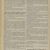 0858 - Page 862 - Sociétés savantes. Société de chirurgie. (Séance du 29 avril 1914). Rupture totale de l'urètre, suture circulaire, guérison sans rétrécissement. M. Marion, sur une observation de M. Veau / Ulcère double et sténosant du duodénum et de l'estomac (sablier). Double anastomose. Réapparition des accidents dix-huit mois plus tard. Gastrectomie. Guérison. M. Pauchet... / Fistule congénitale du cou. M. Broca / Élection