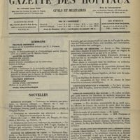 0861 - Page 865 - Sommaire / Nouvelles. Hôpitaux de Paris / Faculté de médecine de Paris / Facultés de médecine / Assistance médicale à domicile / Médecin inspecteur des Écoles / Guerre / Union fédérative des médecins de la réserve et de l'armée territoriale / Congrès national d'Assistance publique et privée
