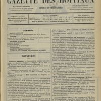 0925 - Page 929 - Sommaire / Nouvelles. Hôpitaux de Paris / Faculté de médecine de Paris / Maison départementale de Nanterre / Congrès des praticiens (27-29 mai 1914) / Congrès des sociétés savantes. L'Institut médico-légal