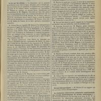 0969 - Page 973 - Sociétés savantes. Académie de médecine. (Séance du 19 mai 1914). La loi sur les aliénés / La réinfection tuberculeuse pulmonaire expérimentale. (Le concept bactériologique du terrain tuberculeux). M. Fernand Bezançon, en son nom et au nom de M. H. de Serbonnes