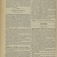 0984 - Page 988 - Sociétés savantes. Société de chirurgie. (Séance du 20 mai 1914). Plaie de la rate et de l'épiploon. Splénectomie. M. Routier / Société de biologie. (Séance du 16 mai 1914). Le mécanisme de la transformation sphérique des hématies. M. G. Froin / Recherches sur l'hydrémie au cours des ascites. MM. M. Villaret et H. Bénard / Recherches bactériologiques sur les produits de charcuterie. MM. E. Sacquépée et Loygue / Election / Analyses. Dermatologie. Glossite losangique médiane de la face dorsale de la langue. (L. Brocq et L.-M. Pautrier. Ann. de dermatologie et de syphiligraphie...) [Pierre Gastinel]