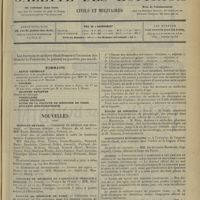 1005 - Page 1009 - Sommaire / Nouvelles. Hôpitaux de Paris / Concours de médecins de l'assistance médicale à domicile / Faculté de médecine de Paris / Écoles de médecine / Distinctions honorifiques / Guerre