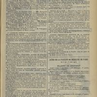 1007 - Page 1011 - Nouvelles. Guerre / LVe Assemblée Générale de l'association générale des médecins de France / Les médecins au parlement / Hôpital de la pitié / Clinique chirurgicale infantile de la Faculté / Actes de la Faculté de médecine de Paris du 8 au 13 juin 1914. Examens de doctorat