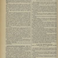 1032 - Page 1036 - Sociétés savantes. Société médicale des hôpitaux. (Séance du 29 mai 1914). Utilisation thérapeutique du choc anaphylactique dans un cas de purpura hémorragique chez une enfant de quatorze ans. MM. Henri Dufour et Crow... / Syphilis tertiaire à prédominance splénique. MM. Jeanselme et E.-R. Schulmann / IVe Congrès des praticiens de France tenu à Paris du 27 au 29 mai 1914. L'assistance médicale gratuite (loi du 15 juillet 1893) et le corps médical ; par le Docteur H. Rinuy... / Le rôle des médecins praticiens dans la prophylaxie de la tuberculose humaine ; par le Docteur G. Kuss